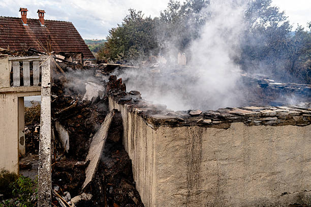 Professional Emergency Fire Cleanup technician working in Prospect Park, NJ